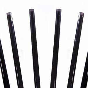 Black Memphis Slim straw 5.5 Inch 1 x 1000