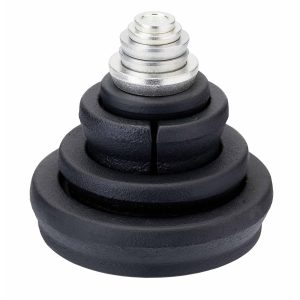 10 Piece Traditional Cast Iron Metric Weight Set