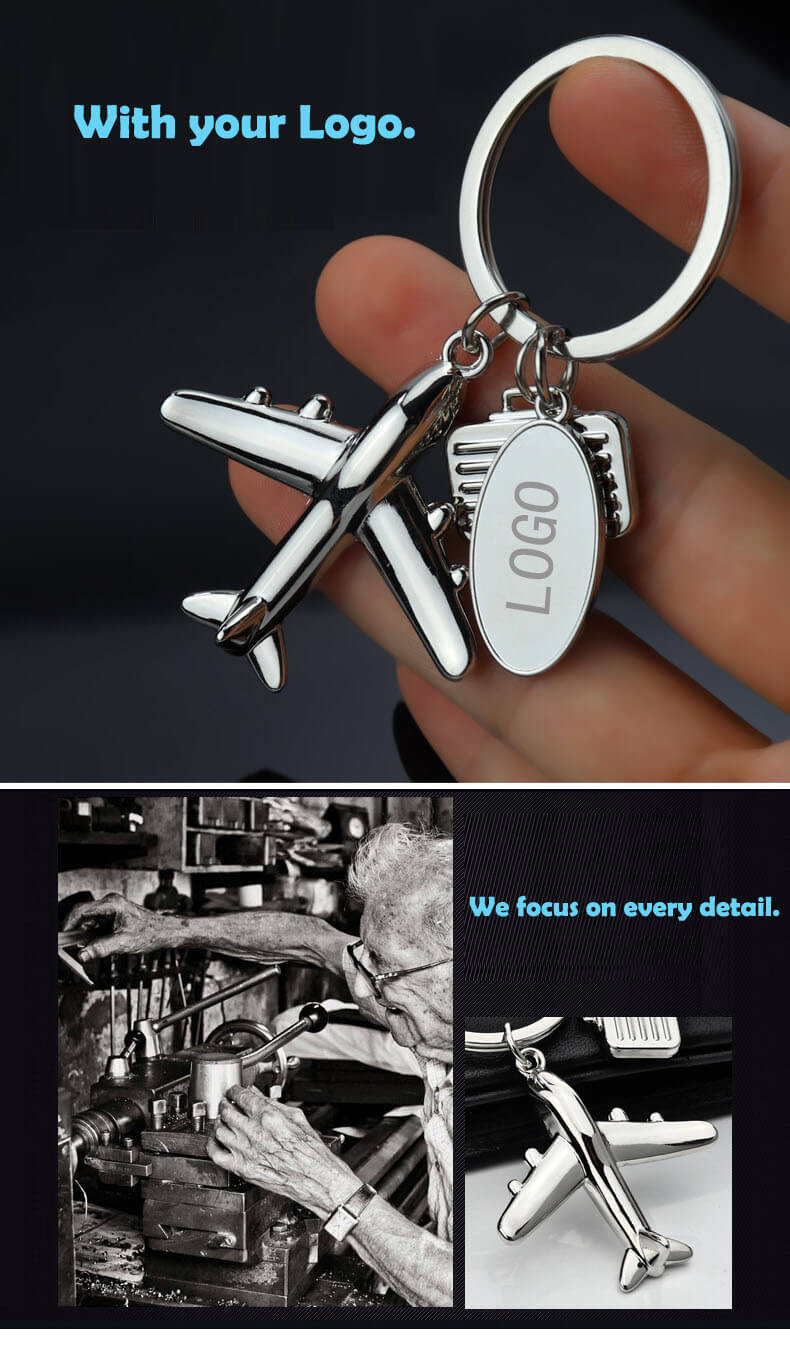 3D Airplane Keyrings - Image 4