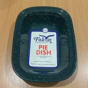 Falcon Housewares 24cm Green Speckled Enamel Pie Dish