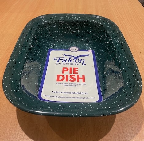 Falcon Housewares 24cm Green Speckled Enamel Pie Dish - Image 3