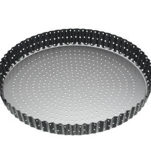 MasterClass Crusty Bake 28cm Non-Stick Fluted Round Flan / Quiche Tin