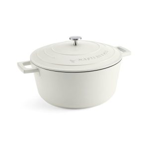 MasterClass Cast Aluminium Casserole Dish 5L Cream