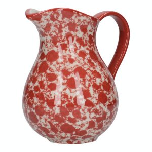 London Pottery Splash Milk Jug / Water Jug Red