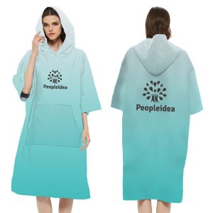 100% Microfibre Sublimation Hooded Change Towel