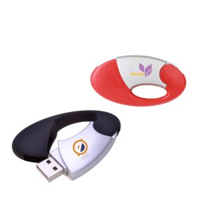 Oval Clip Flash Drive