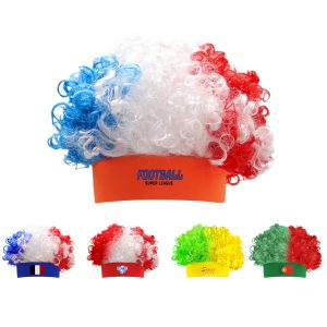 3 Colors Afro Headband Wig