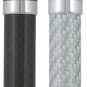 Metal pen twist action with lattice style grip Saturn