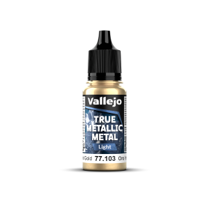 Imperial Gold Light 18ml True Metallic Metal Vallejo 77103