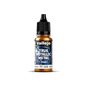 Imperial Gold Base 18ml True Metallic Metal Vallejo 77123