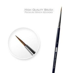 Ammo by Mig Premium Marta Kolinsky Round Brush 1 AMIG8602