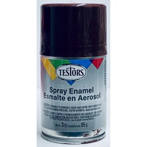 Testors Enamel Spray Paint Brown Gloss 3oz 1240T