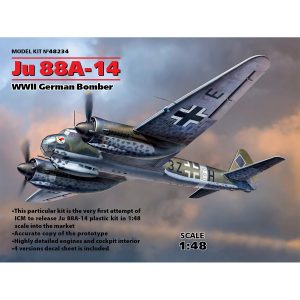 ICM Ju 88A-14 WWII German Bomber 1/48 Scale 48234 (D) Spring Cleaning