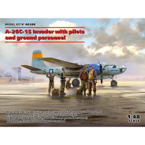 ICM A-26C-15 Invader with Pilots and Ground Personnel 1/48 Scale 48288 (D) Spring Cleaning
