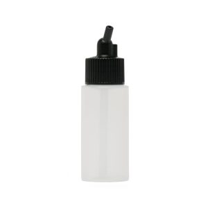 Iwata Big Mouth Airbrush Bottle 1 oz 30 ml Cylinder With 24 mm Adaptor Cap I4701