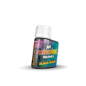 AK Interactive Wargame Washes Black Wash 35ml AKI 14201