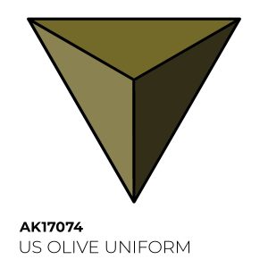 AK Interactive Quick Gen Us Olive Uniform 18ml AK17074