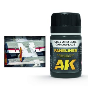 Paneliner Grey and Blue Camouflage by AK Interactive AKI 2072