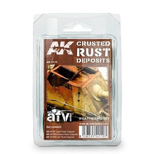 AK Interactive Crusted Rust Deposits Weathering Set AKI 4110