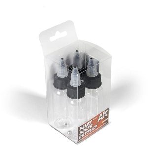 AK Interactive Paint Doser Bottles with Ball 30 ml Pack of 4 9046