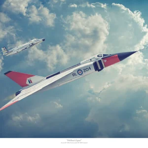 Avro CF-105 Arrow Without Equal 17×22 Print JSP17306