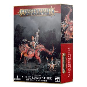Fyreslayers Auric Runefather on Magmadroth Age of Sigmar Warhammer 84-23