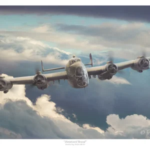 Handley Page Halifax Mk.VII Homeward Bound 17×22 Print JSP17304