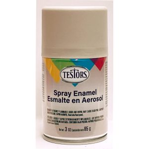 Testors Enamel Spray Paint Light Aircraft Gray Flat 3oz 1233T