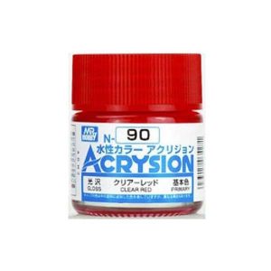 Mr Hobby Acrysion Clear Red Gloss Primary N90