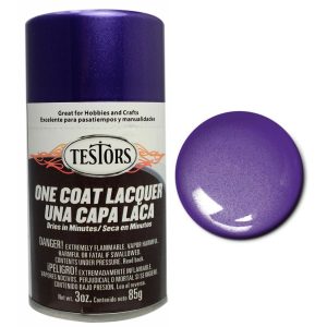 Testors Enamel Spray Paint Purple-Licious Gloss 3oz 1842MT