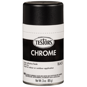 Testors Chrome Black Spray 352658
