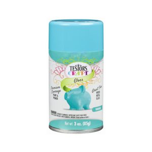 Testors Enamel Spray Paint Tropical Turquoise Gloss 3oz 371165