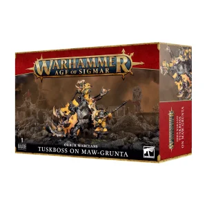 Orruk Warclans Tuskboss on Maw-grunta 89-81 Age of Sigmar Warhammer