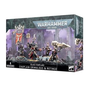 Black Templars Chaplain Grimaldus and Retinue 55-44 Warhammer 40000