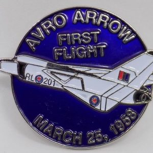 Avro Arrow First Flight Lapel Pin 201F