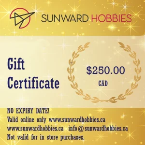 Sunward Hobbies Gift Card – $250