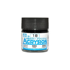 Mr Hobby Acrysion Steel Metallic Primary N18