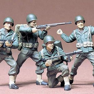 US Army Infantry Kit Set of 4 CA113 1/35 Scale Tamiya 35013