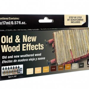 Vallejo Old and New Wood Effects Paint Set 71187