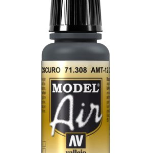 Vallejo Model Air Color Colour AMT-12 Dark Gray Grey 71308