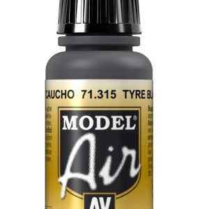 Vallejo Model Air Color Colour Tire Tyre Black 71315