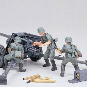 Tamiya German 75mm Anti Tank Gun Kit CA147 1/35 Scale 35047