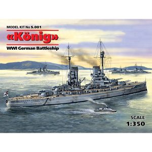 ICM Konig WWI German Battleship 1/350 Scale S.001