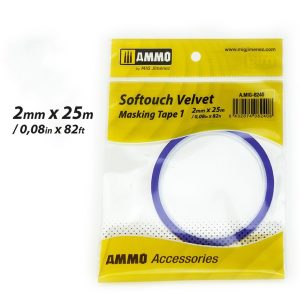Ammo by Mig Softouch Velvet Masking Tape 2mm x 25M AMIG8240