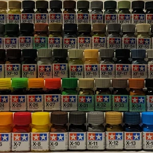 Full Set of Tamiya 32 X and 50 XF Enamel Paints