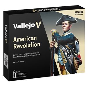 Vallejo Model Color American Revolution Figure Paint Set of 16 70259