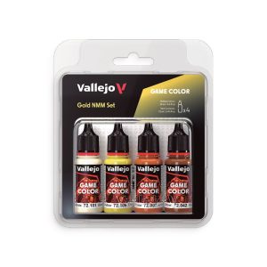 Vallejo Game Gold NMM Set of 4 72395 Pre-Order May 2026 Availability