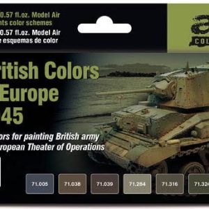 Vallejo WW II British Colors UK/BEF/Europe 1939-1945 Paint Set 71614